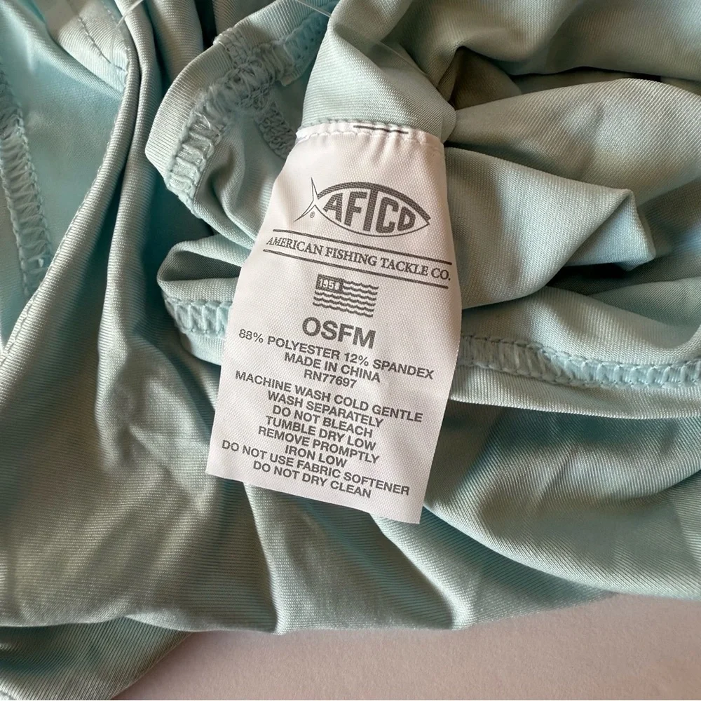AFTCO Light Blue Mask UPF 40 OS
